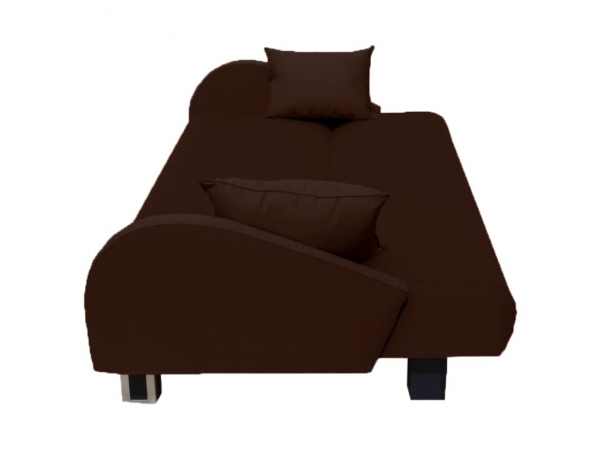 Диван-кровать ПОЛО с подлокотниками NeoChocolate