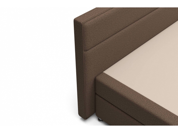 Кровать Марбелла Box Spring (с матрасом) коричневая Арт: 2017001000360