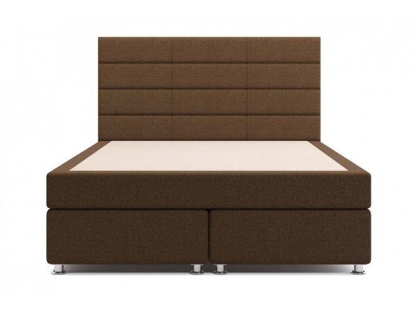 Кровать Бриз Box Spring (с матрасом) коричневая Арт: 2017003000002