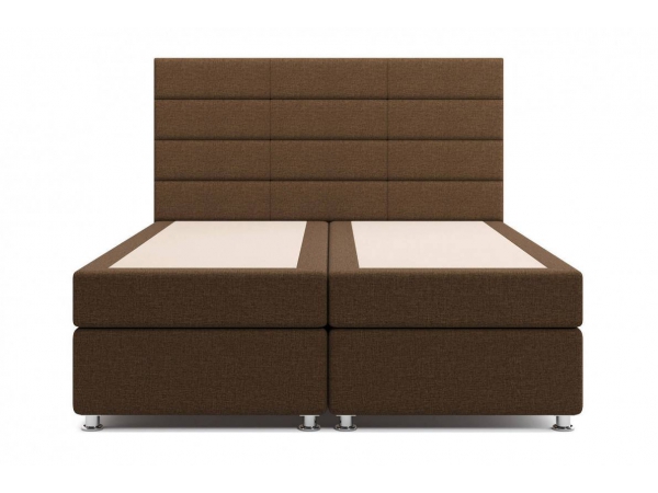 Кровать Бриз Box Spring (с матрасом) коричневая Арт: 2017002000002