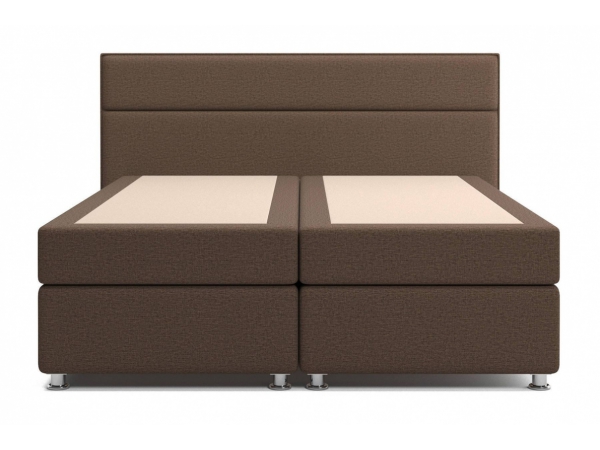 Кровать Марбелла Box Spring (с матрасом) коричневая Арт: 2017010000360