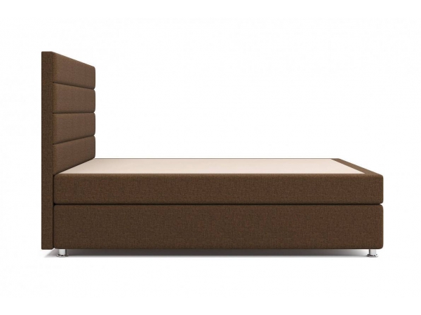Кровать Бриз Box Spring (с матрасом) коричневая Арт: 2017003000002