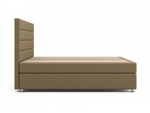 Кровать Гаванна Box Spring (с матрасом) коричневая Арт: 2017002000500