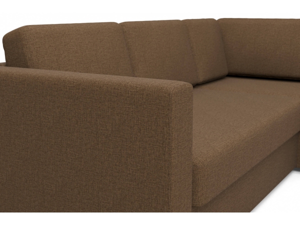 Угловой диван Джессика 2 (правый) коричневый Арт: 2017004501002