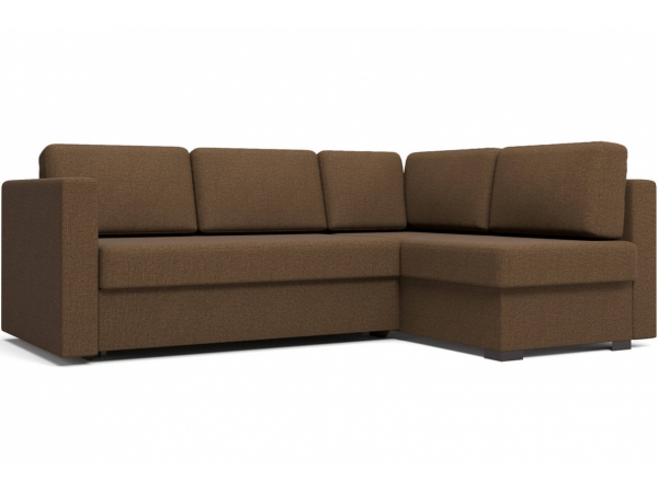 Угловой диван Джессика 2 (правый) коричневый Арт: 2017004501002