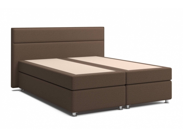 Кровать Марбелла Box Spring (с матрасом) коричневая Арт: 2017020000360
